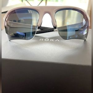 ROKA TL-1 Ultra Lightweight Performance Sunglasses Gloss White Frame NWT Unisex